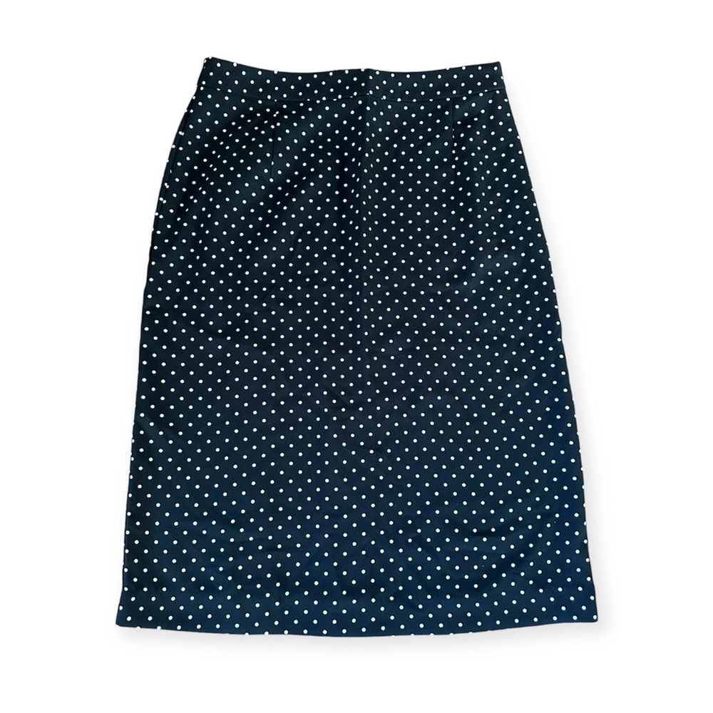 Who What Wear Polka Dot Midi Skirt